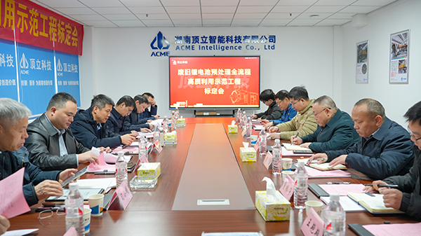 廢舊鋰電池預(yù)處理示范工程通過(guò)中國(guó)有色金屬工業(yè)協(xié)會(huì)性能標(biāo)定 (3).jpg 廢舊鋰電池預(yù)處理示范工程通過(guò)中國(guó)有色金屬工業(yè)協(xié)會(huì)性能標(biāo)定 (3).jpg